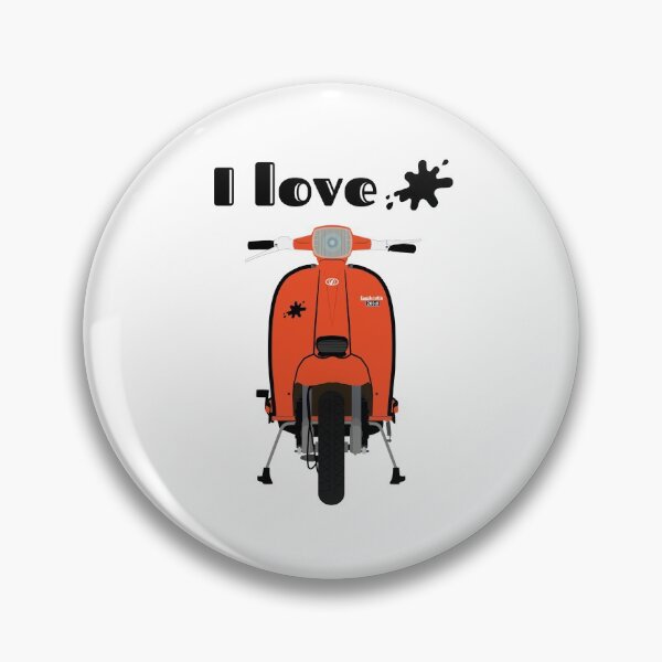 Aperçu de l'œuvre DL scooter orange créée et vendue par LennyCast.
