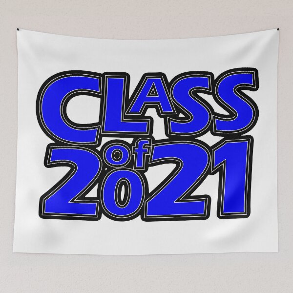 Item preview, Grad Class of 2021 Blue with a Black Border designed and sold by gkillerb.