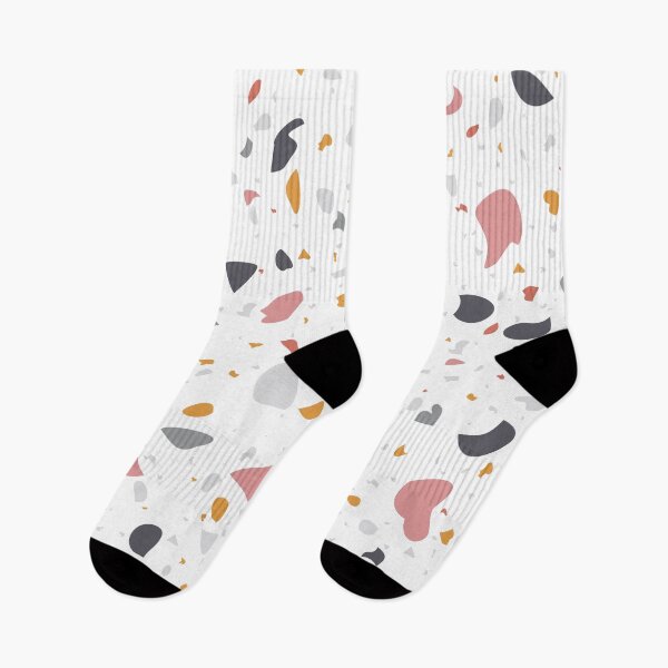 Item preview, Terrazzo Pattern Design with Gold & Pink Details  designed and sold by AgataCreate.