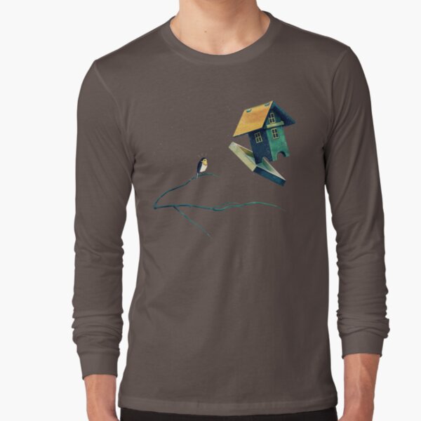 Flying Bird...house Langarmshirt