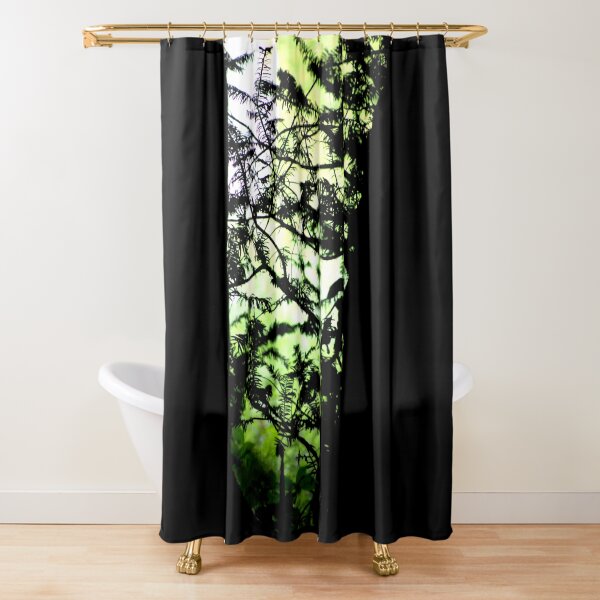 Shadows of the Yew Shower Curtain
