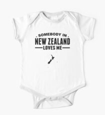 Somebody In New Zealand Loves Me One Piece - Short Sleeve