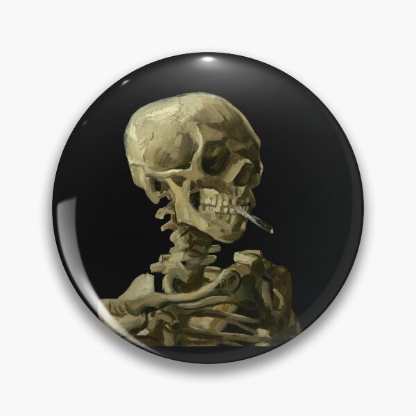 Item preview, Van Gogh - Skull of a Skeleton with Burning Cigarette designed and sold by isstgeschichte.