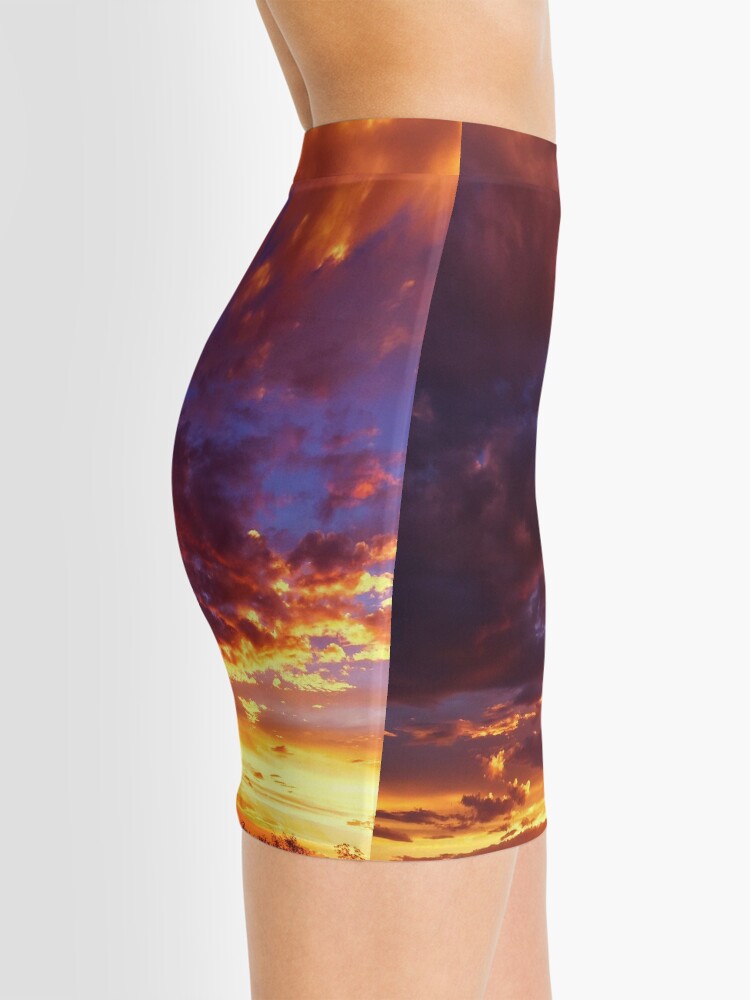 A Very Lisa F. Sunset Mini Skirt