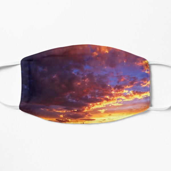 A Very Lisa F. Sunset Flat Mask