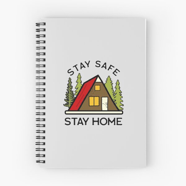 Aperçu de l'œuvre Stay Home Flatten The Curve Social Distancing and Covid 19 Quarantine Unique Retro Art. Corona virus related design créée et vendue par JeksonGraphics.