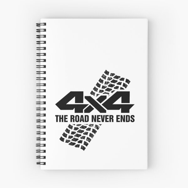 Item preview, 4x4 The Road Never Ends I Vintage Retro Offroad Design designed and sold by Amazing Designs.