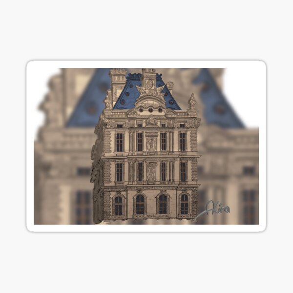 Le Palais du Louvre Sticker