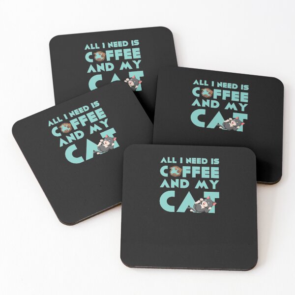 Item preview, All I Need is Coffee and my Cat designed and sold by ArticaDesign.