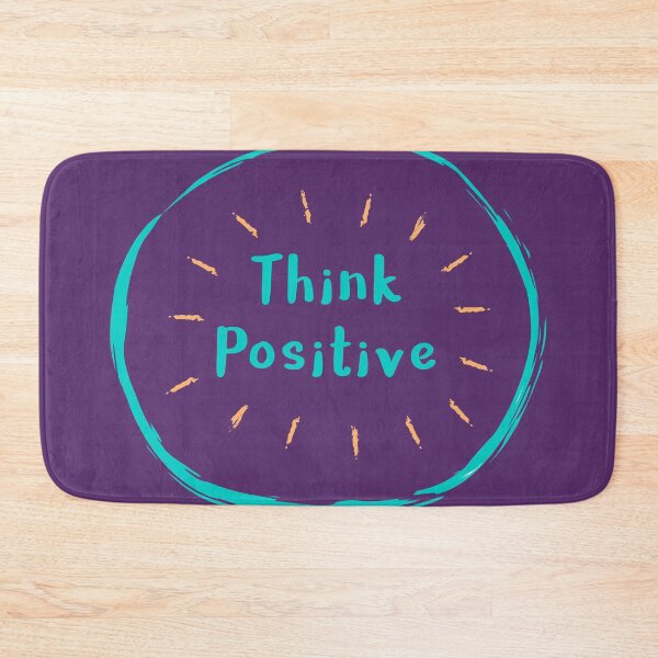 Item preview, Think Positive. Round Style Positive, Live Positive Life with Wise Quotes designed and sold by etoide.