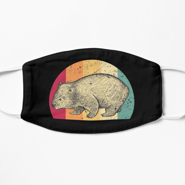 Wombat retro Flat Mask