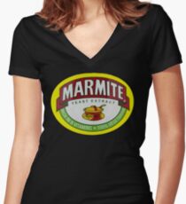 Marmite Women's Fitted V-Neck T-Shirt
