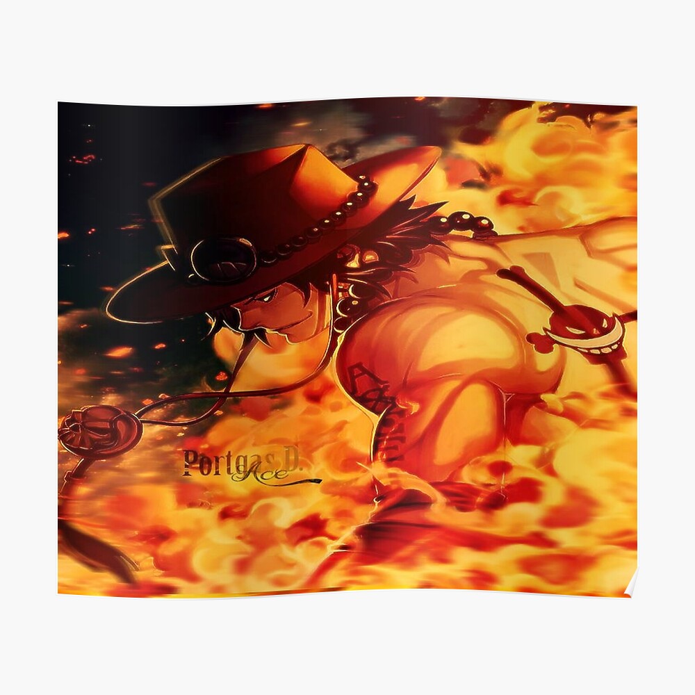 Portgas D Ace Rip Sticker By Jstorepro Redbubble