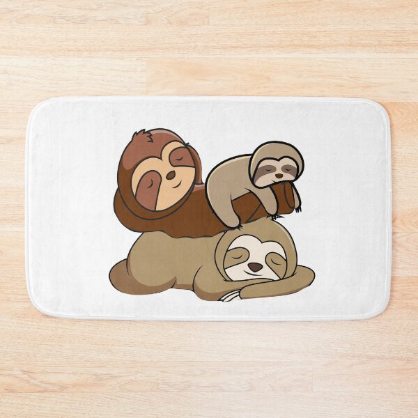 Item preview, Cute Sleeping Lazy Sloth Stacked designed and sold by gigipl7.