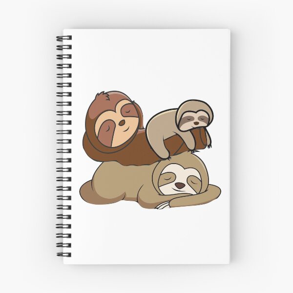 Item preview, Cute Sleeping Lazy Sloth Stacked designed and sold by gigipl7.