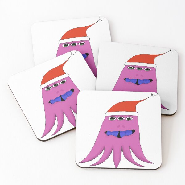 Item preview, Christmas 3 Eye Alien Octopus  designed and sold by Tara Barnaba.