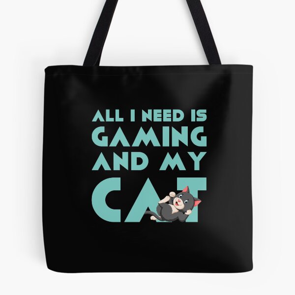 Item preview, All I Need is Gaming and my Cat designed and sold by ArticaDesign.