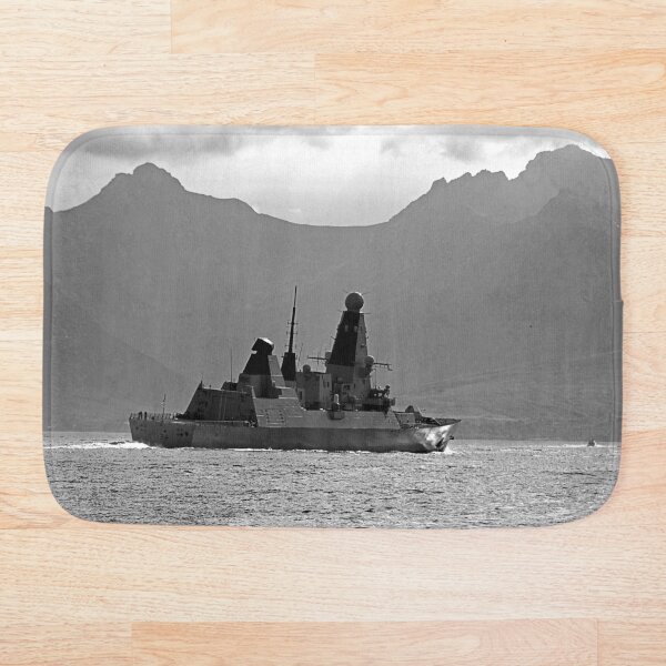 Isle of Arran Scotland and HMS Diamond Bath Mat
