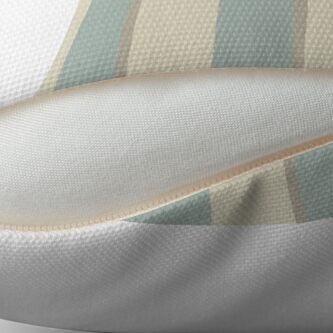 Alternate view of Georgian Stripe Eau de Nil Throw Pillow