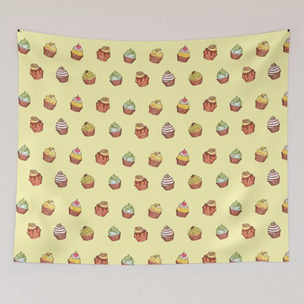 Item preview, Cupcakes_light yellow designed and sold by kobaco.