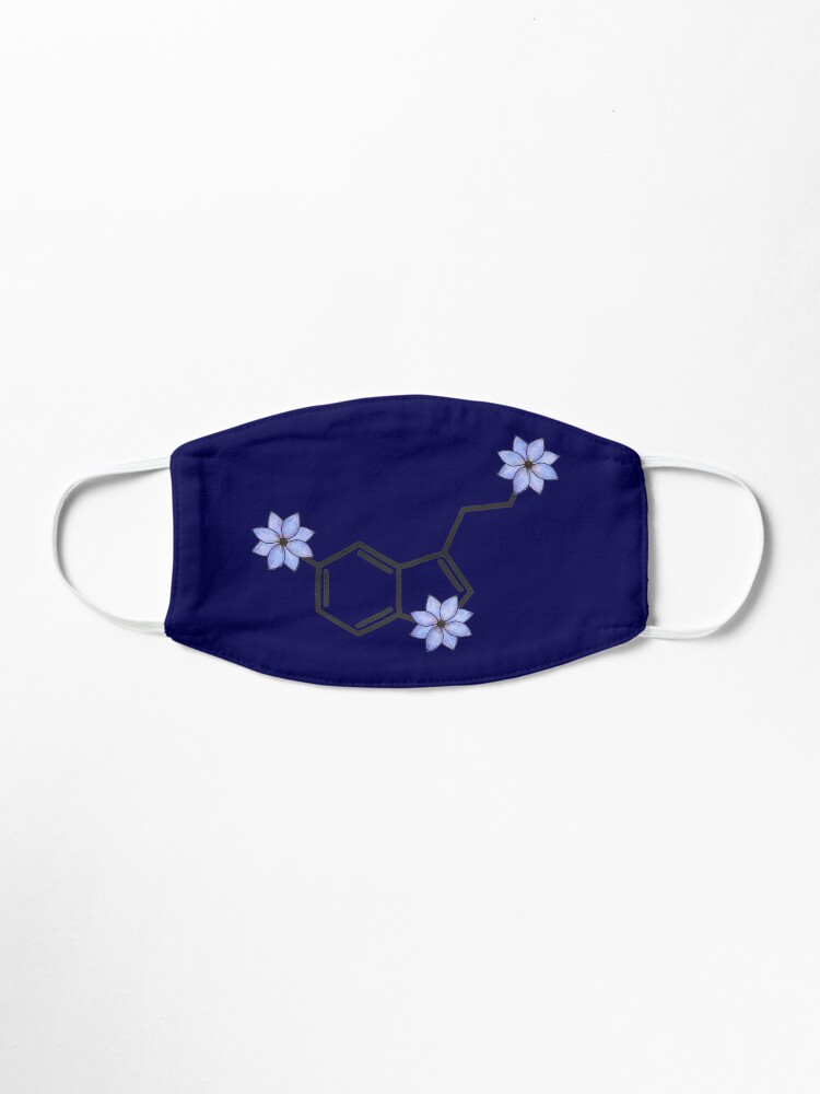 Download "Serotonin - Blue floral" Mask by the-bangs | Redbubble