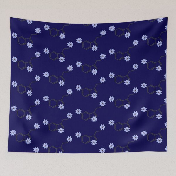 Item preview, Serotonin - Blue floral designed and sold by the-bangs.