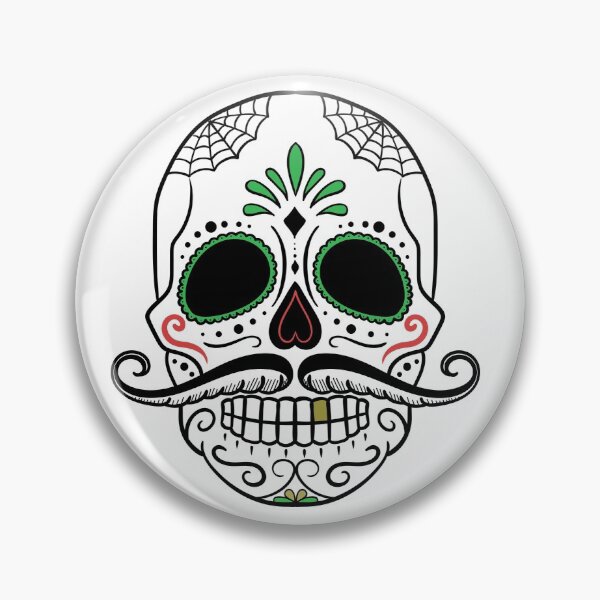 Item preview, Sugar Skull Mustache designed and sold by SaraJane28.