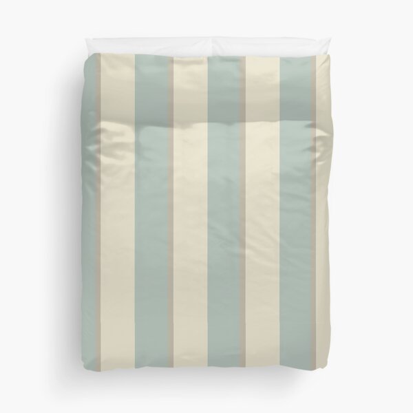 Georgian Stripe Eau de Nil Duvet Cover
