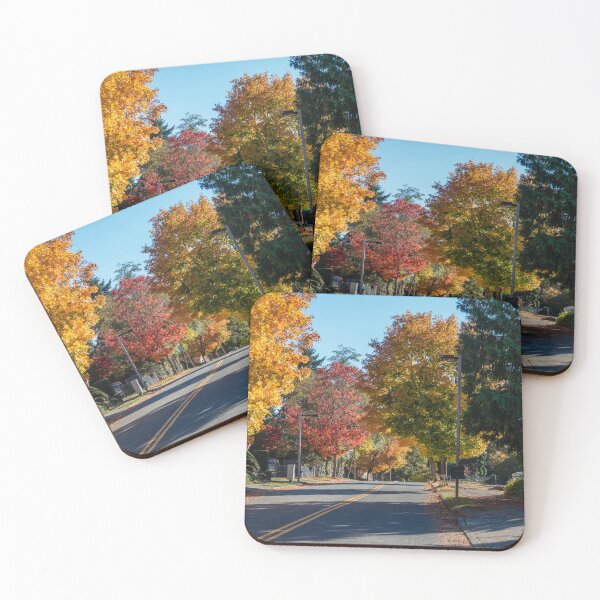 Item preview, Autumn Trees On Street designed and sold by georgecolephoto.