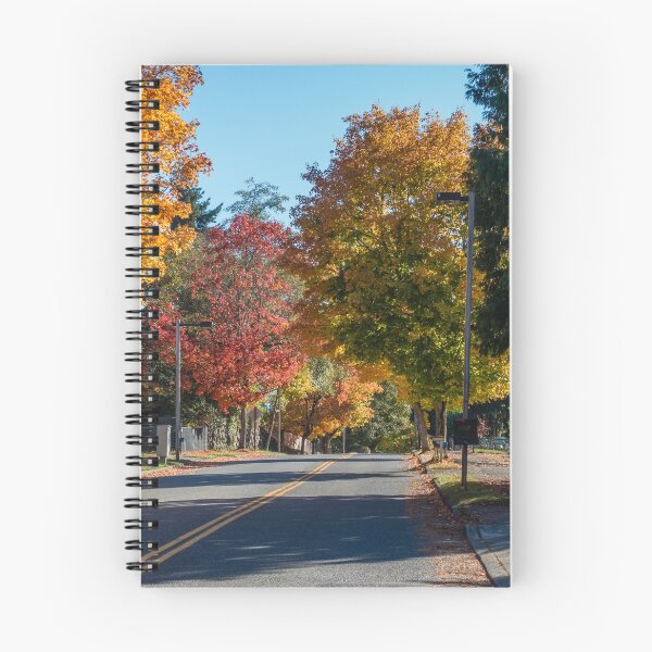 Item preview, Autumn Trees On Street designed and sold by georgecolephoto.