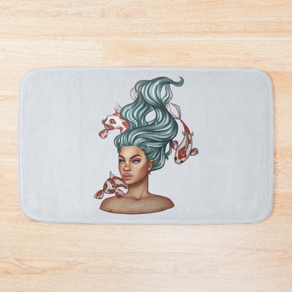 Item preview, Girl with fish designed and sold by emmiedrawss.