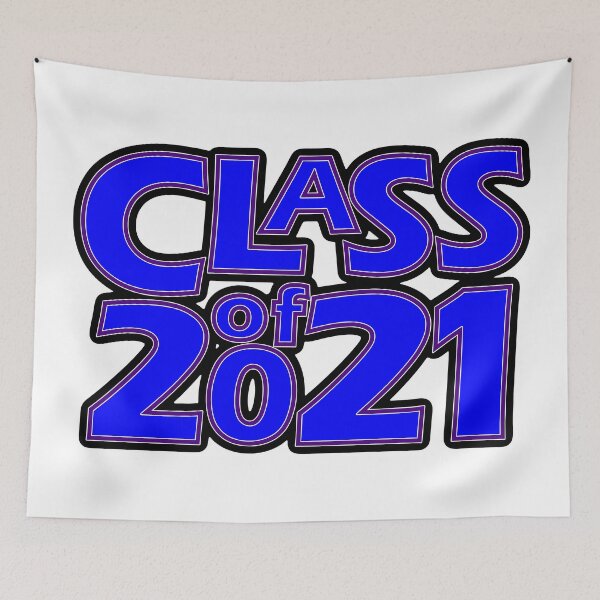 Item preview, Grad Class of 2021 Blue with a Dark Purple Border designed and sold by gkillerb.