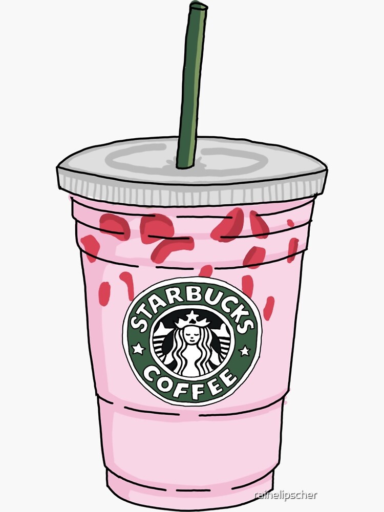 Starbucks Drinks Hand Drawn Sticker