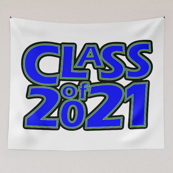 Item preview, Grad Class of 2021 Blue with a Green Border designed and sold by gkillerb.