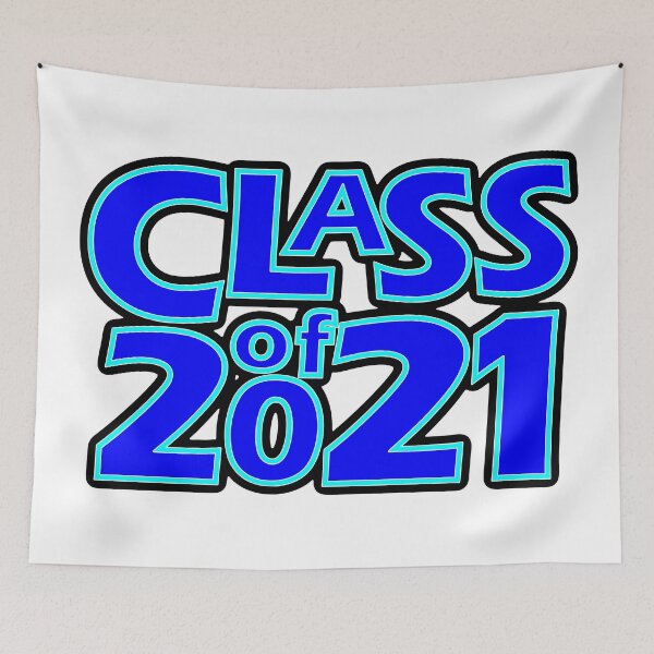 Item preview, Grad Class of 2021 Blue with a Light Blue Border designed and sold by gkillerb.