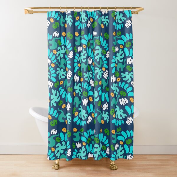 Prehistoric Pattern Shower Curtain