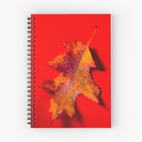Item preview, Autumn Oak Leaf on Red designed and sold by FOLK ART FUSION.