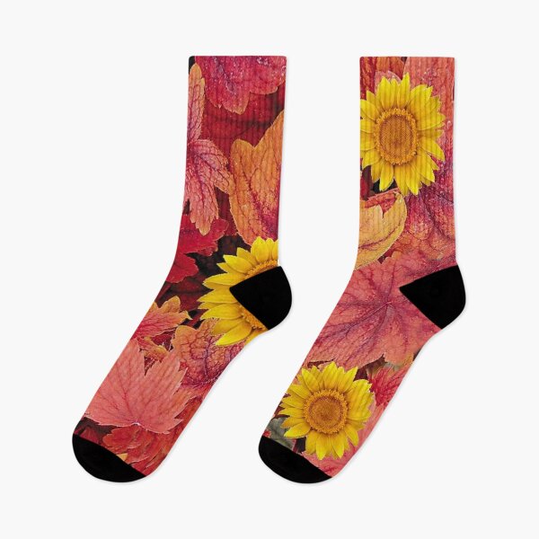 Item preview, SUNFLOWERS &  DECORATIVE GARDEN LEAVES PATTERNS designed and sold by sharlesart.
