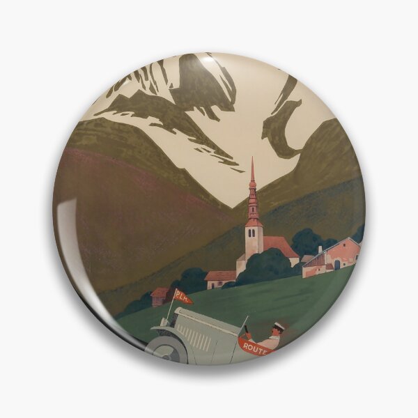 Item preview, PLM Le tour du Mont Blanc vintage travel poster designed and sold by stickart-marek.