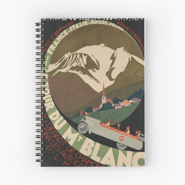 Item preview, PLM Le tour du Mont Blanc vintage travel poster designed and sold by stickart-marek.