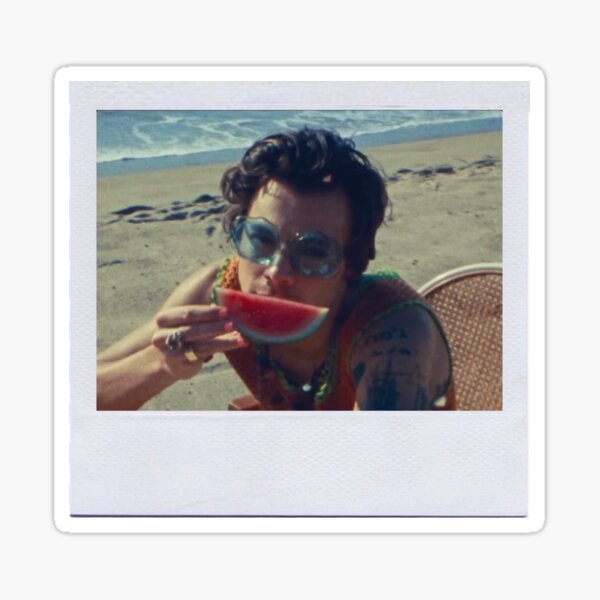 polaroid de azúcar de sandía Pegatina