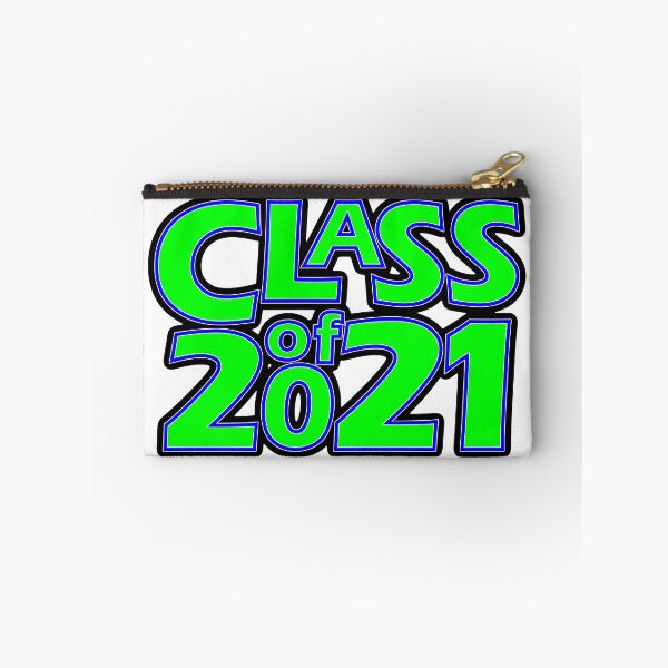 Item preview, Grad Class of 2021 Bright Green with a Blue Border designed and sold by gkillerb.