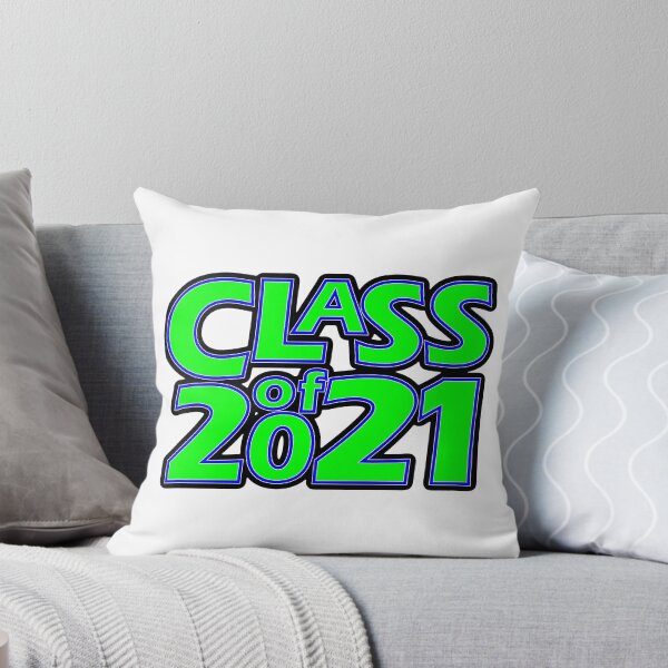 Item preview, Grad Class of 2021 Bright Green with a Blue Border designed and sold by gkillerb.