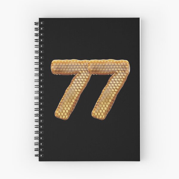 Item preview, 77 Number 3d Honey Numbers Font designed and sold by HelloFromAja.
