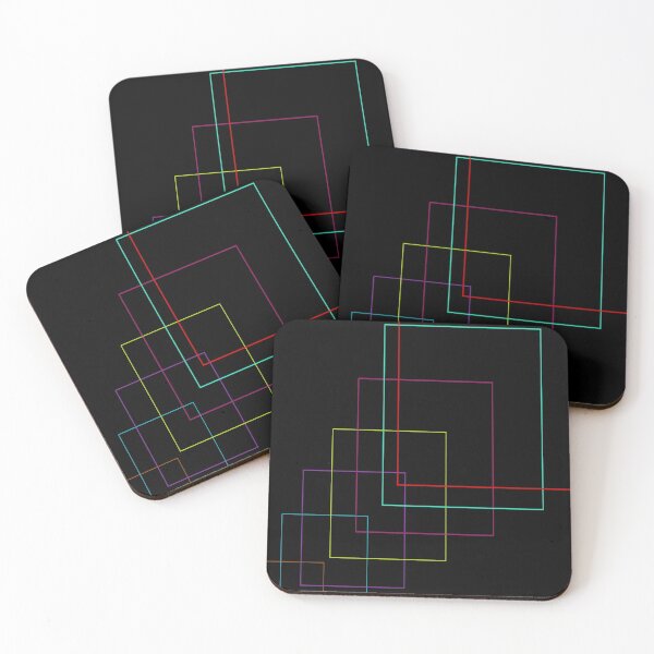 Item preview, Neon Boxes Overlaying designed and sold by Maddyprints.