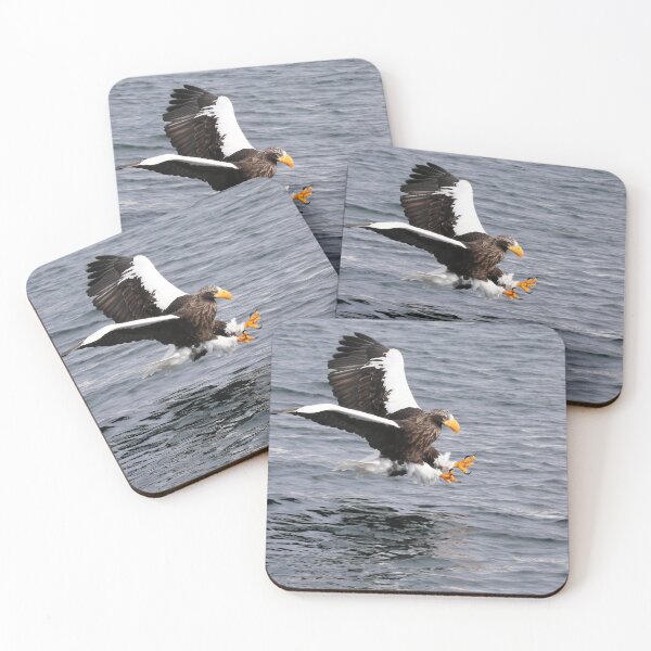 Item preview, Steller eagle fishing designed and sold by Marion Joncheres.