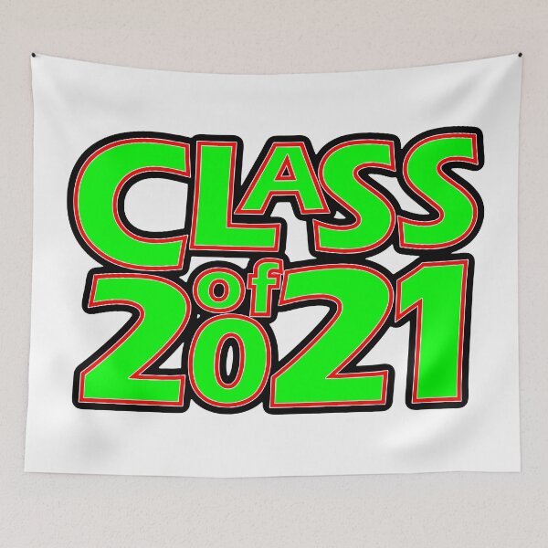 Item preview, Grad Class of 2021 Bright Green with a Bright Red Border designed and sold by gkillerb.