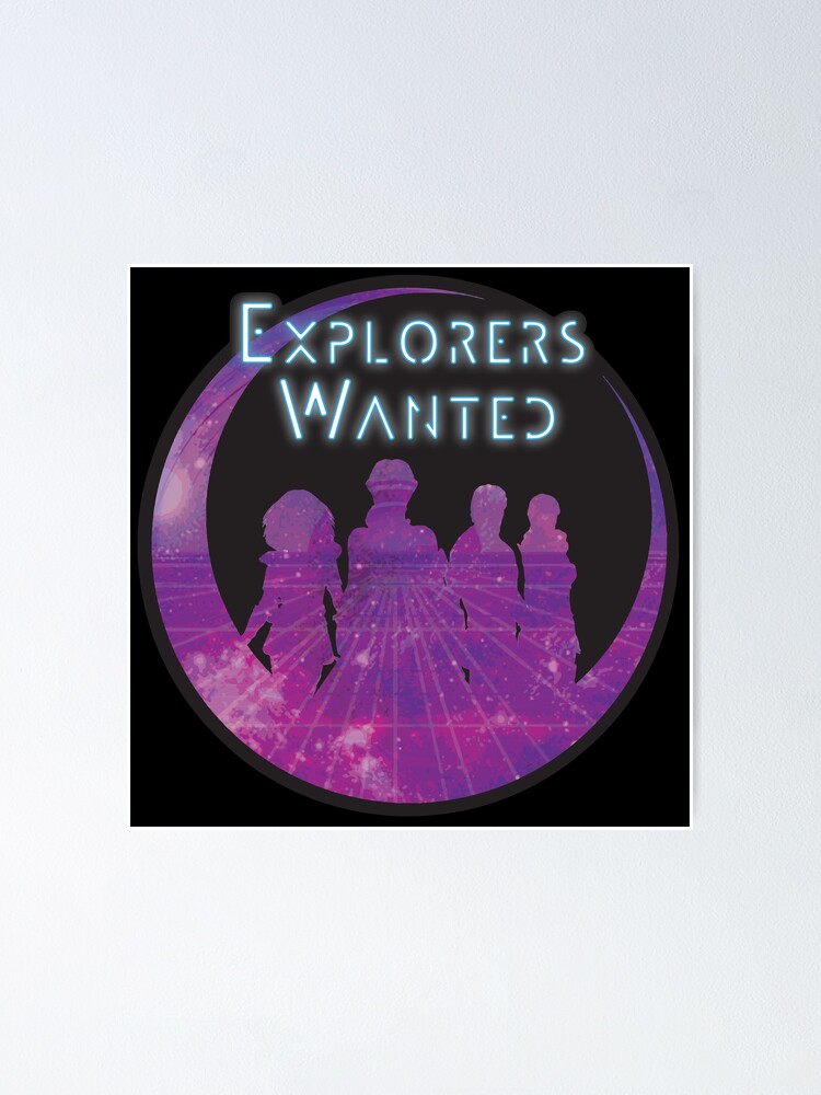 Explorers Wanted Og Logo Poster By Explorerswanted Redbubble