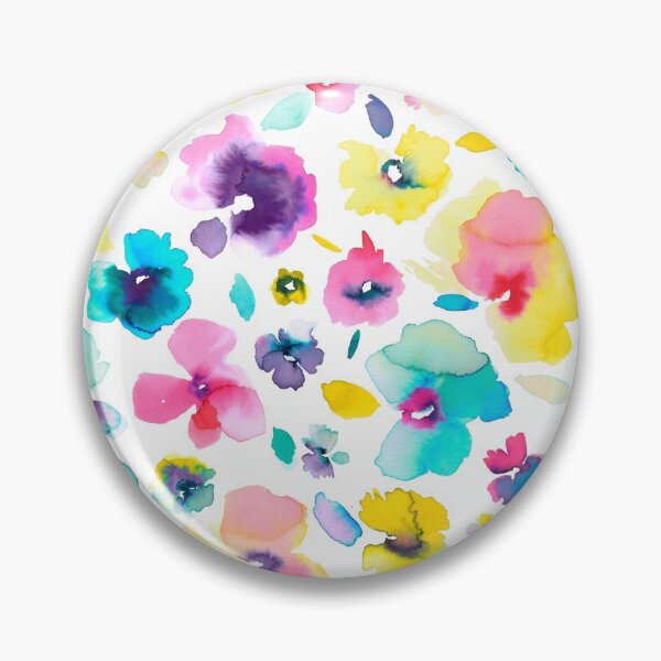Item preview, Watercolor Colorful Tropical Flowers  designed and sold by ninoladesign.