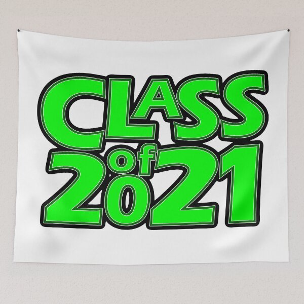 Item preview, Grad Class of 2021 Bright Green with a Dark Green Border designed and sold by gkillerb.